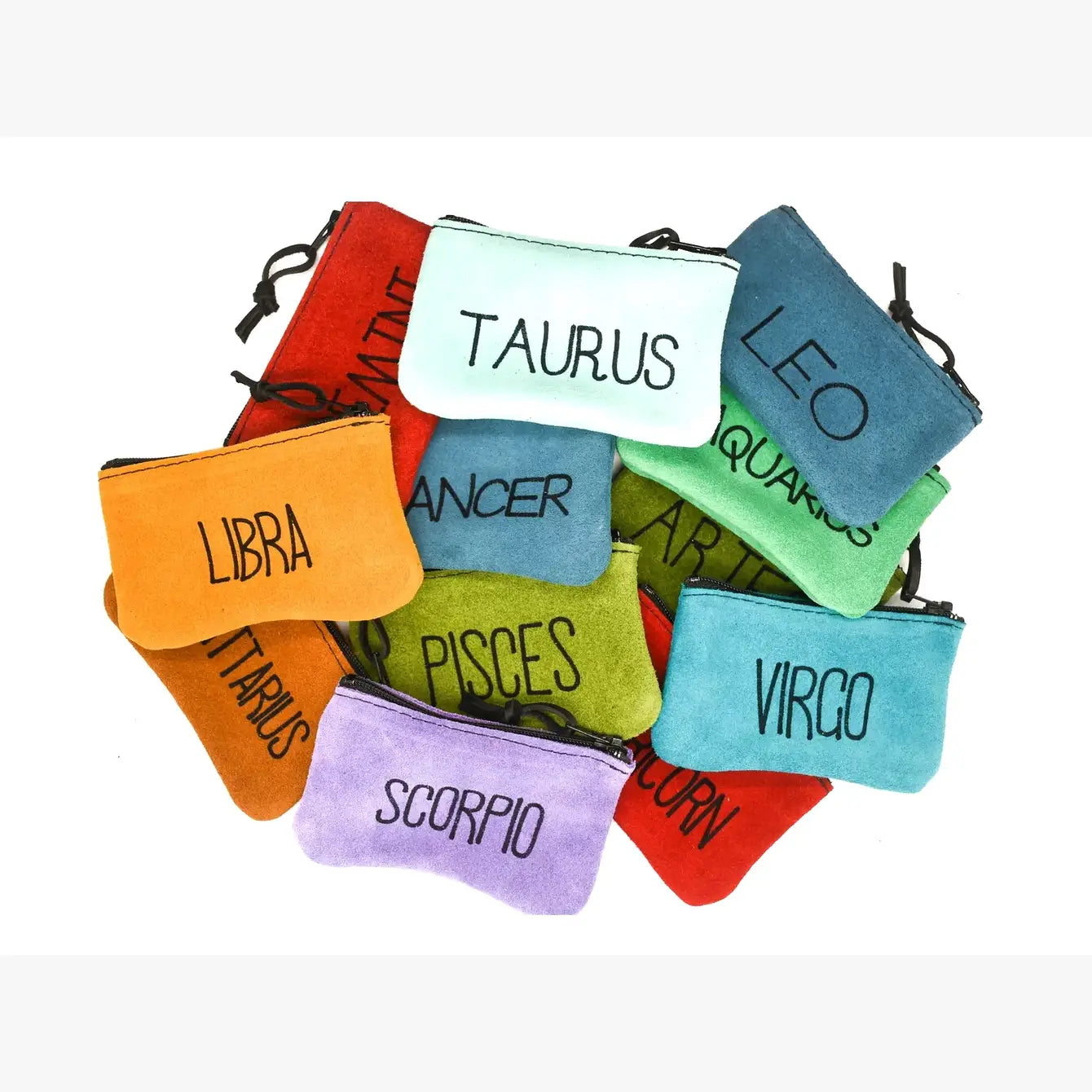Extra Small Zodiac Zippered Pouches