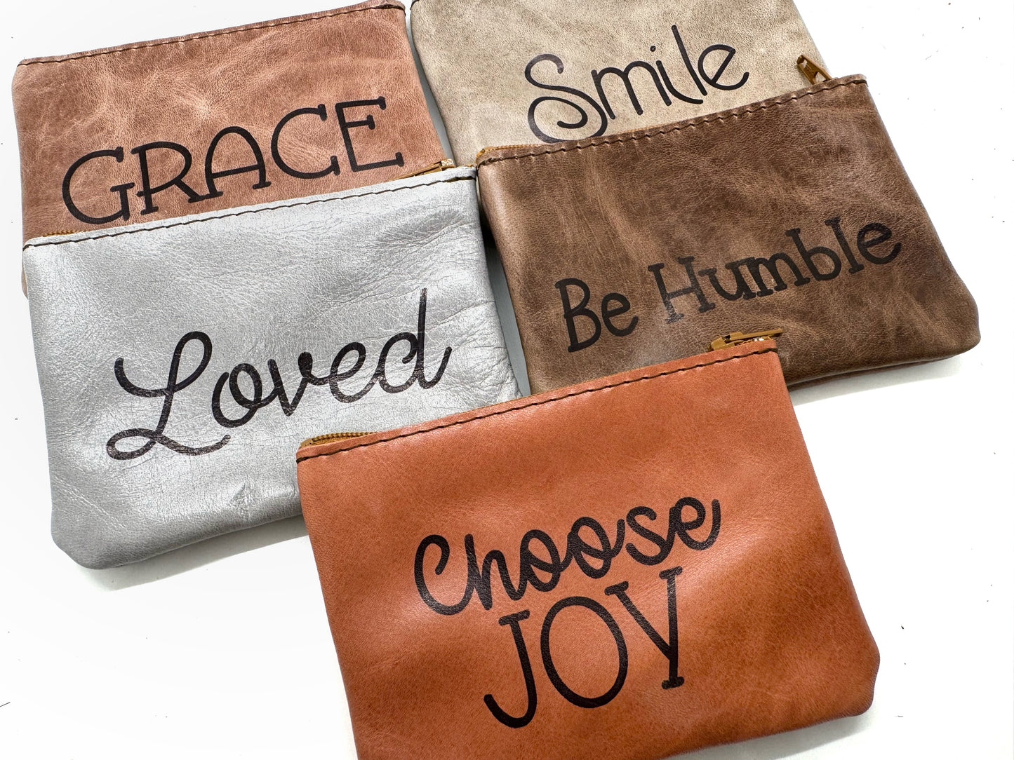 Inspirational Word Pouches