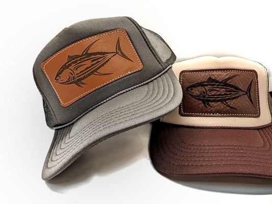 Leather Appliquéd Trucker Hat | Ahi